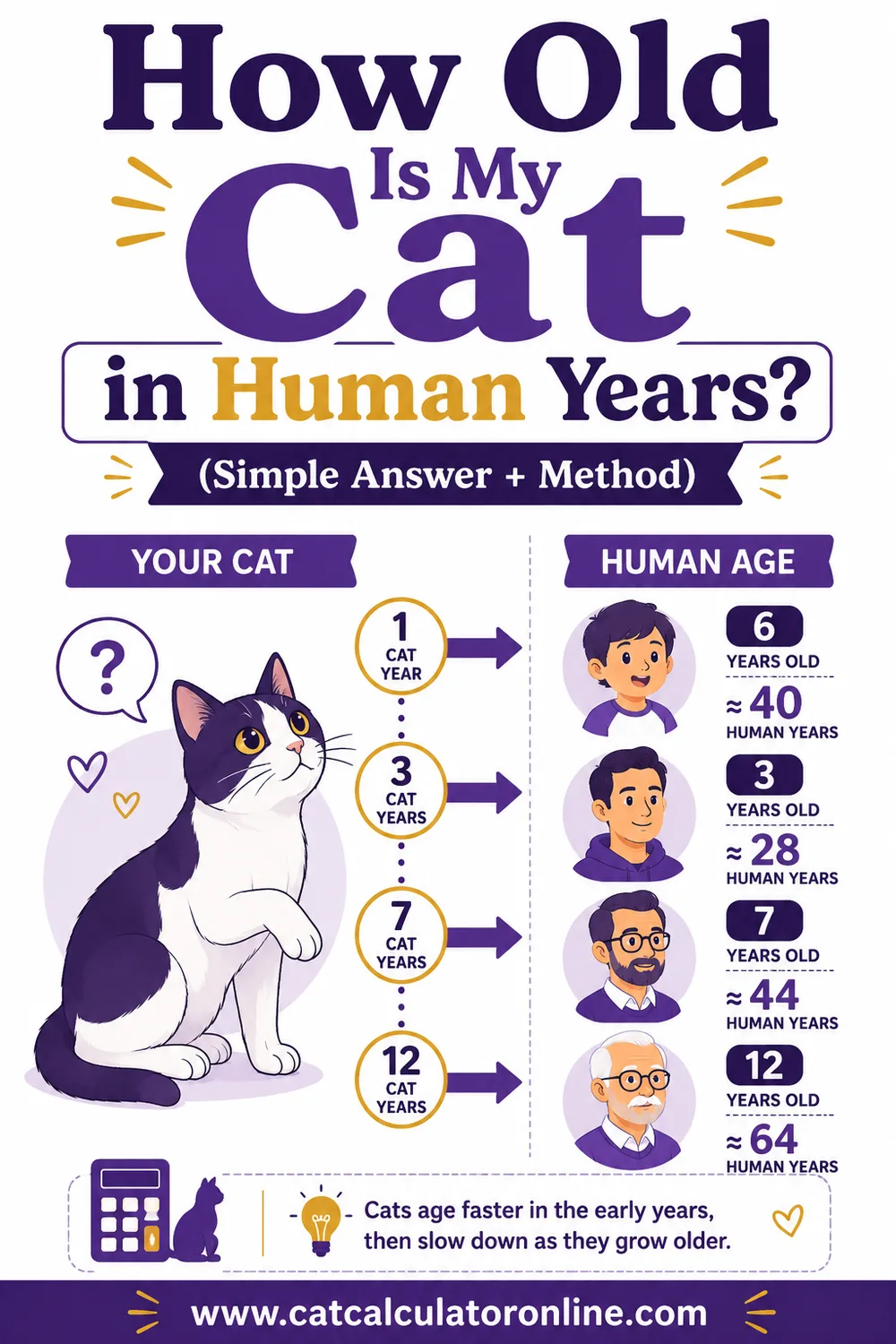 How Old Is My Cat in Human Years? (Simple Answer + Method)